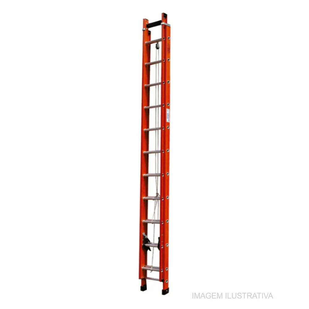 Escada Fibra 6m Extensiva
